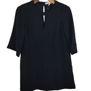 BCBGeneration Womens Shift Poncho Dress Black Size XS